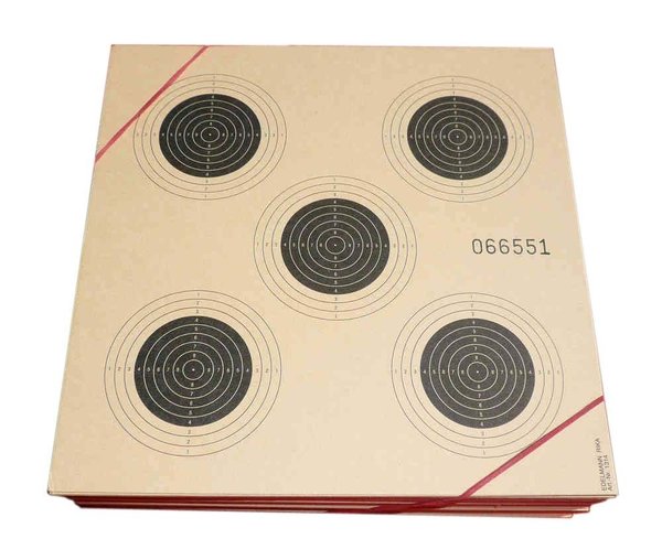 target discs with 5 mirror